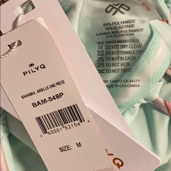 PILYQ Bahamas Arielle One Piece swimsuit Sz M - Picture 6 of 8